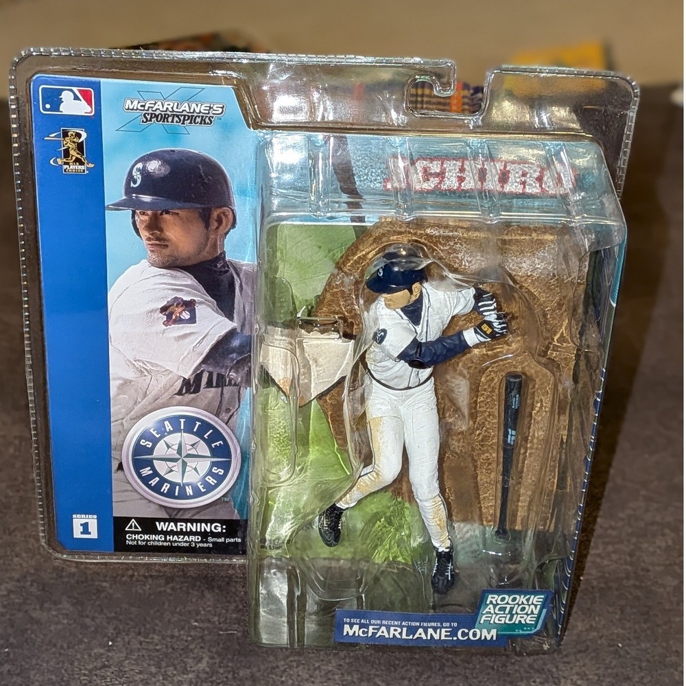 McFarlane SportsPicks Series 1 Ichiro Suzuki Seattle Mariners Rookie Figure 2002